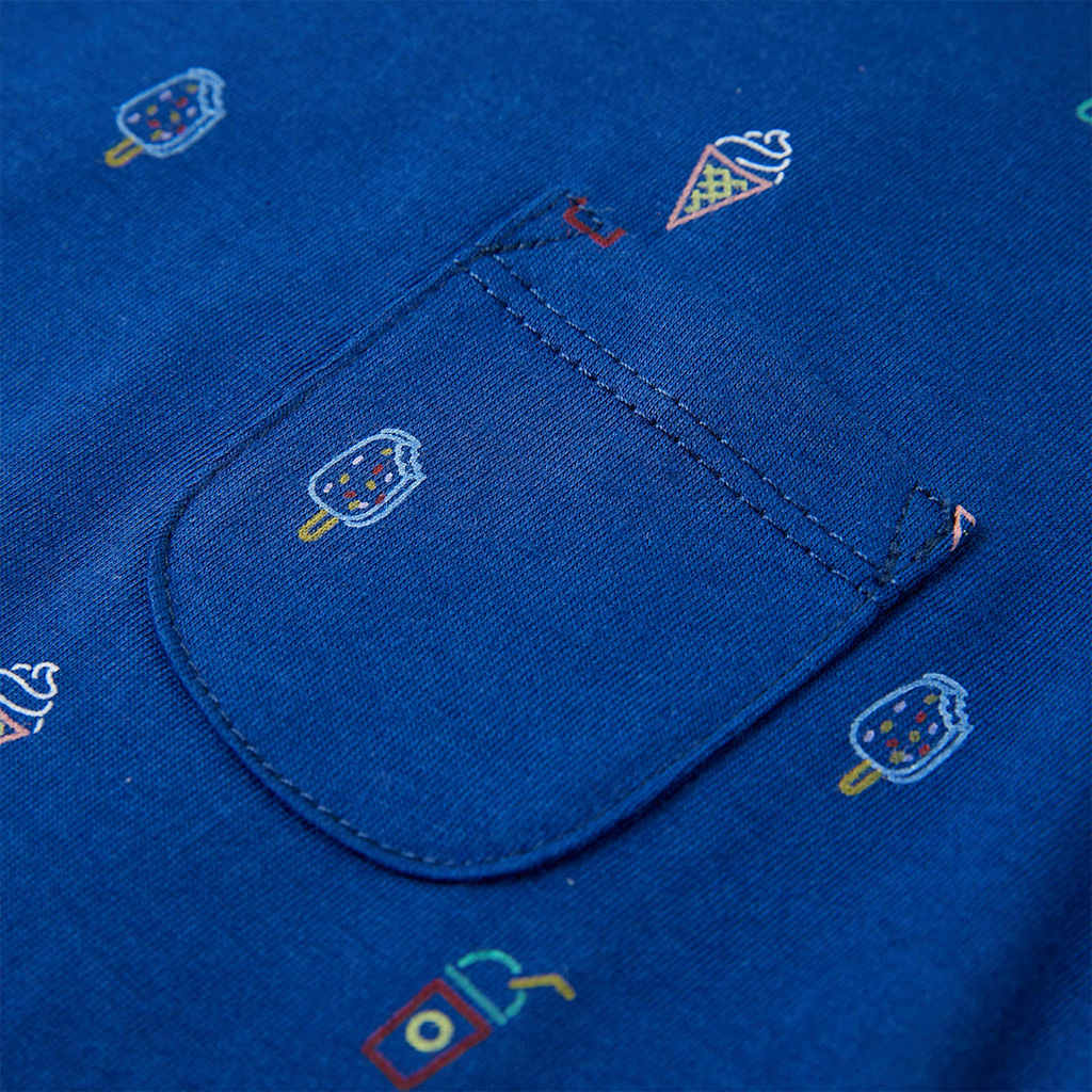 Αμάνικο Μπλουζάκι Παιδικό Σκούρο Μπλε 92