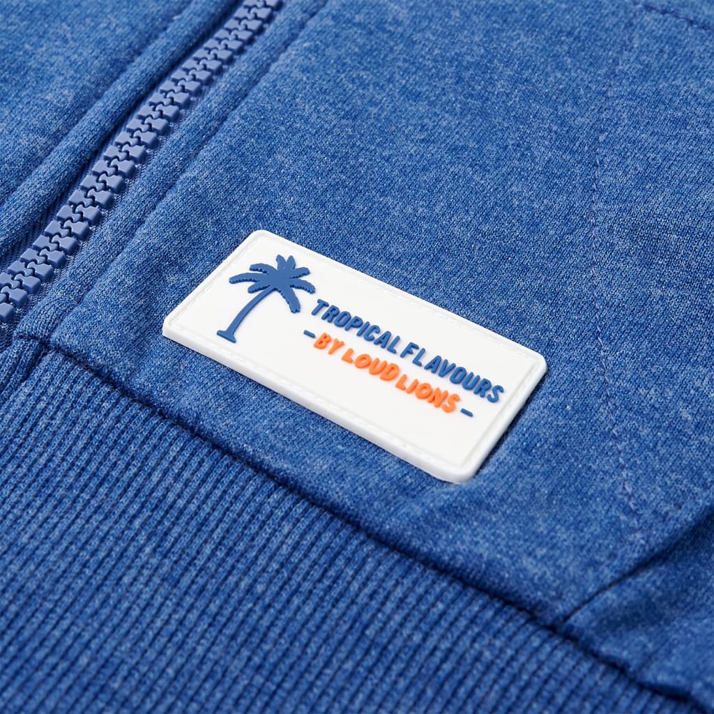 Ζακέτα Φούτερ Παιδική με Κουκούλα Σκούρο Μπλε Μελανζέ 92