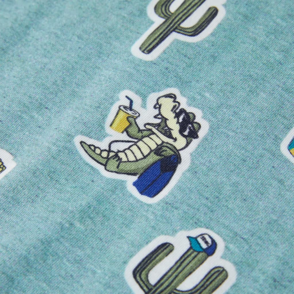 Μπλουζάκι Παιδικό Ανοιχτό Πράσινο Μελανζέ 140