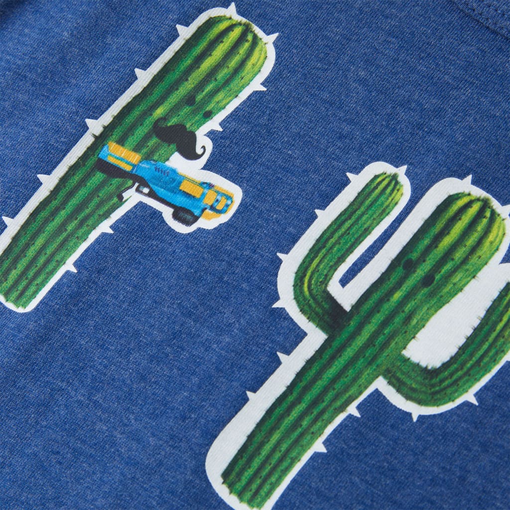 Αμάνικο Μπλουζάκι Παιδικό Σκούρο Μπλε Μελανζέ 116