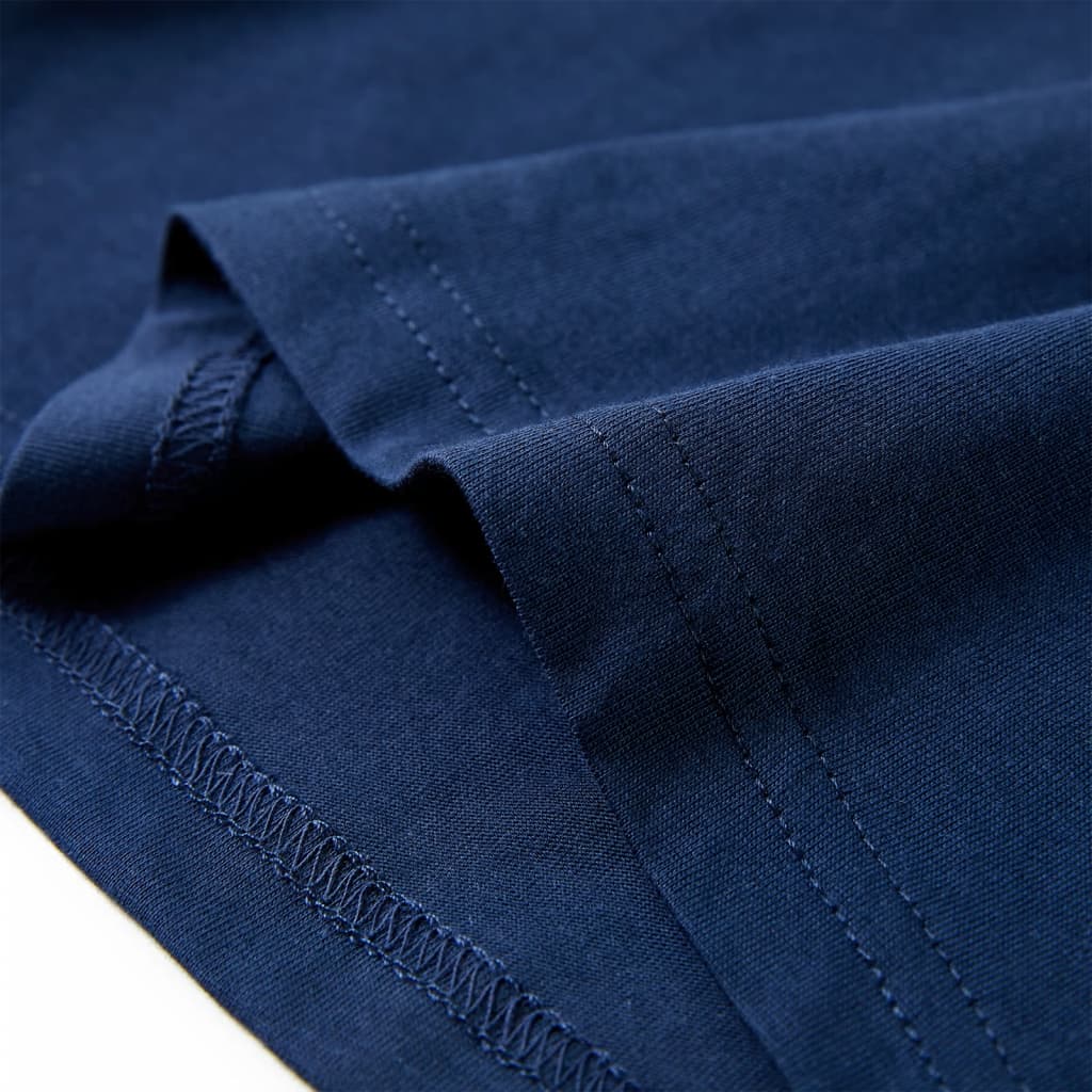 Μπλουζάκι Παιδικό Μπλε και Ναυτικό Μπλε 140