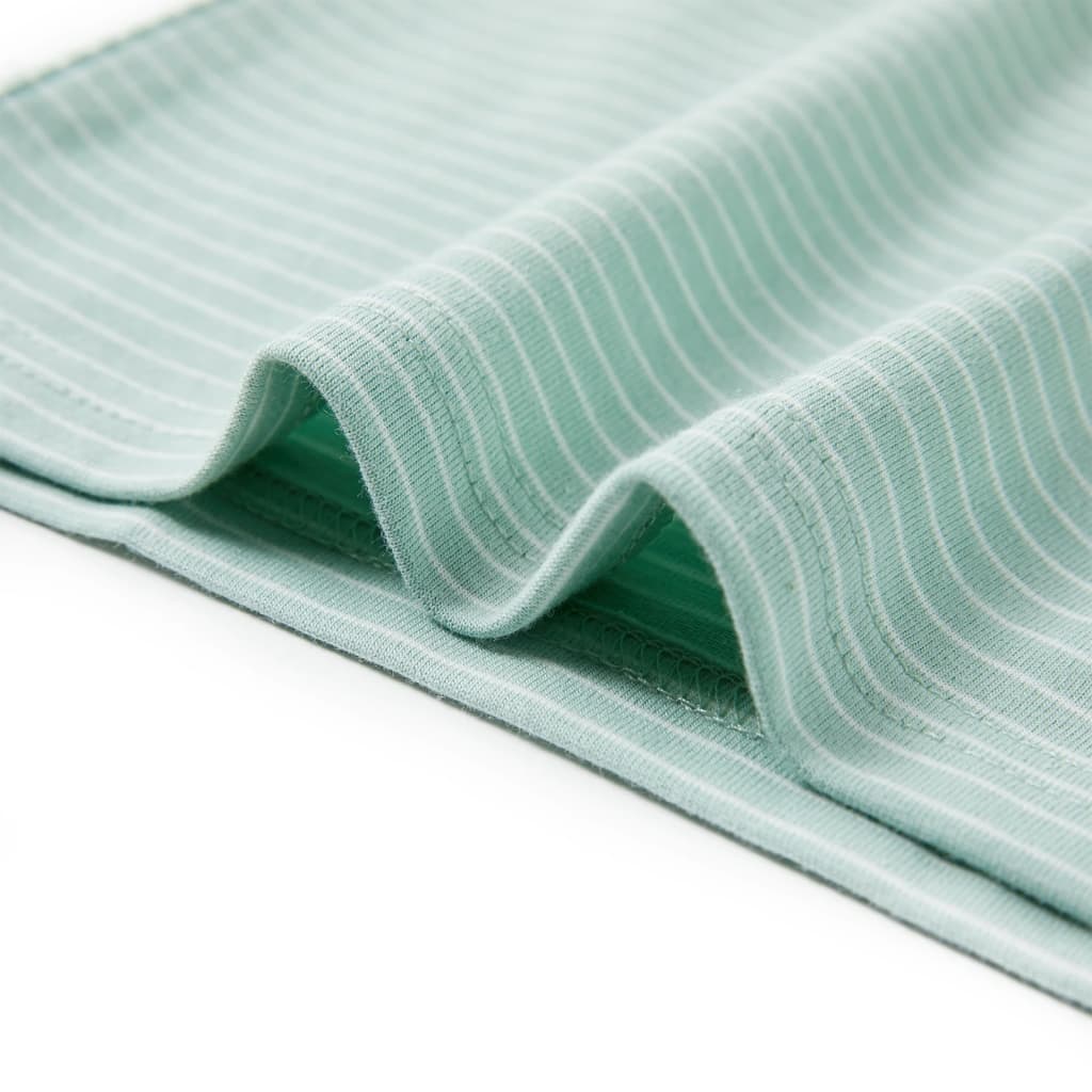 Μπλουζάκι Παιδικό με Ρίγες Ανοιχτό Χρώμα Μέντας 128