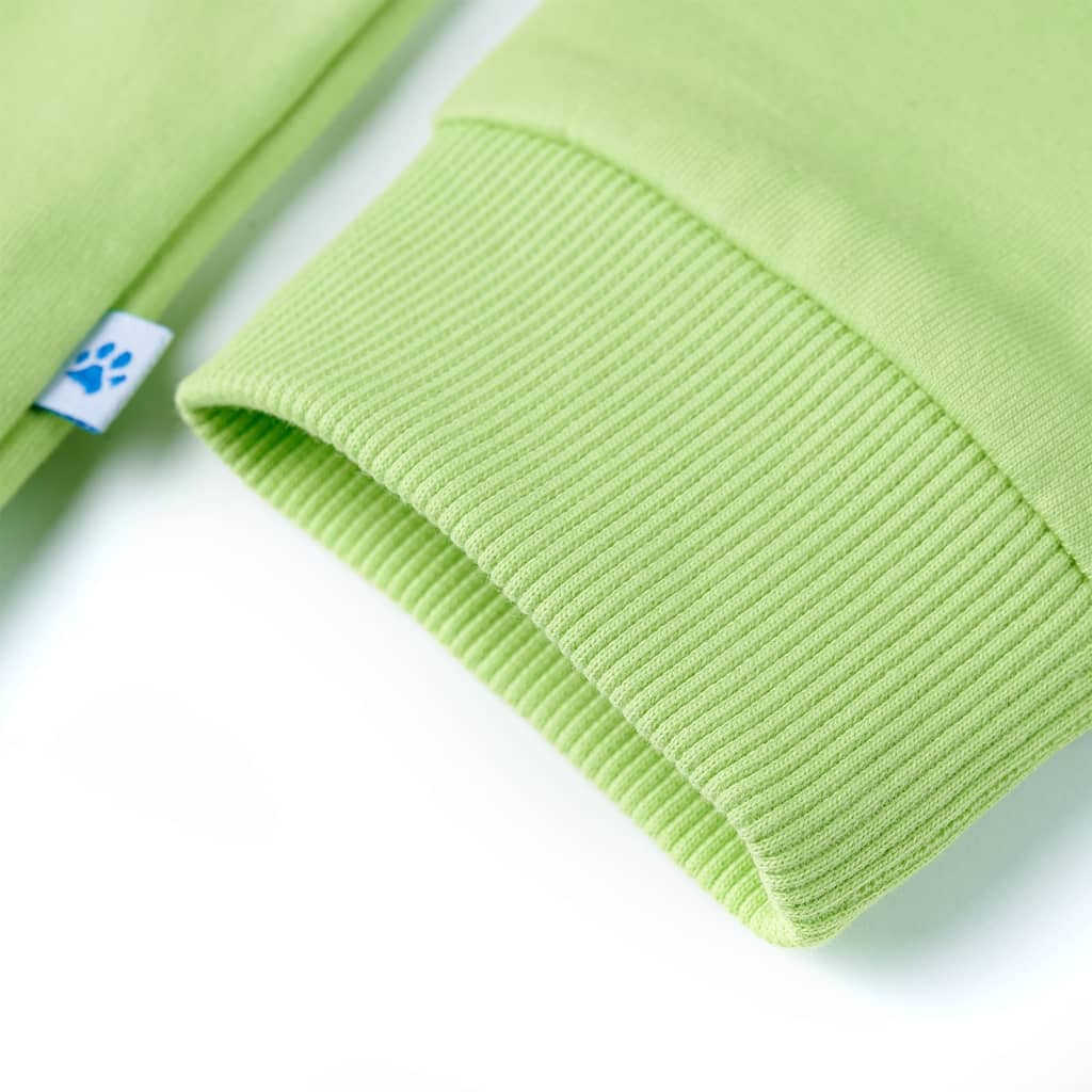 Φούτερ Παιδικό με Κουκούλα Μπλε / Απαλό Κίτρινο 104