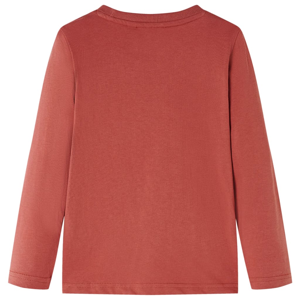 Μπλουζάκι Παιδικό Μακρυμάνικο Χρώμα Χένα 92