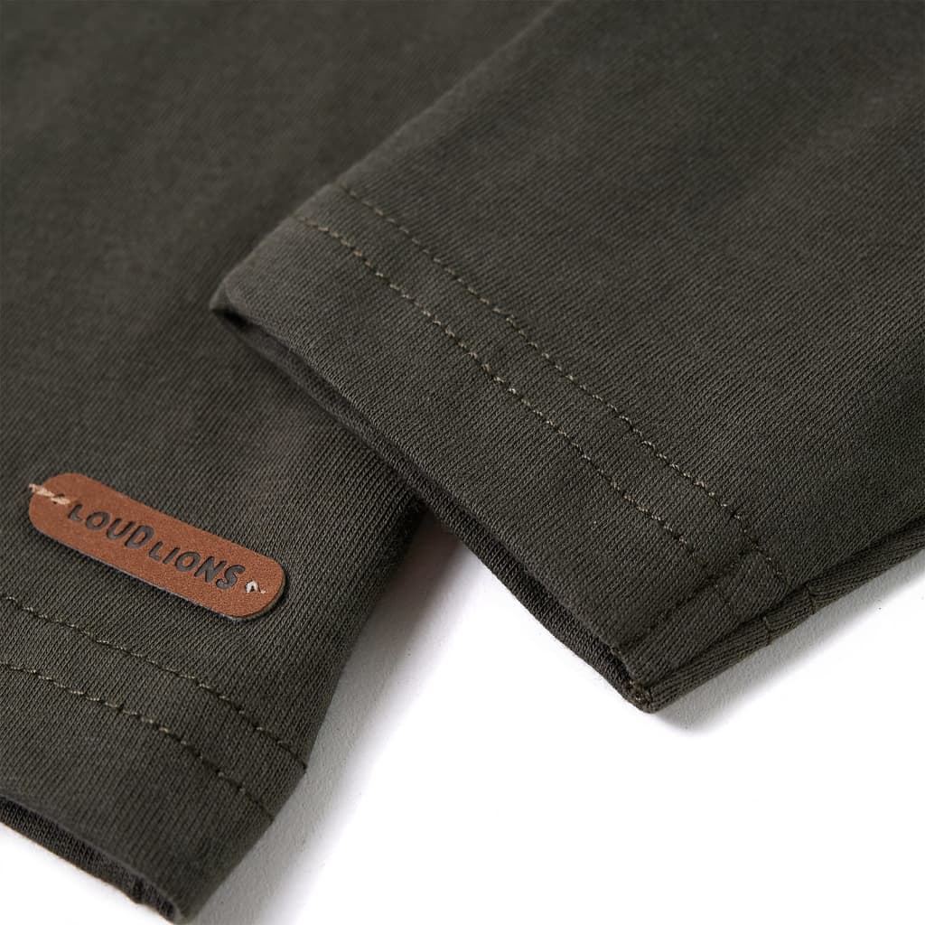 Μπλουζάκι Παιδικό Μακρυμάνικο Χακί 92