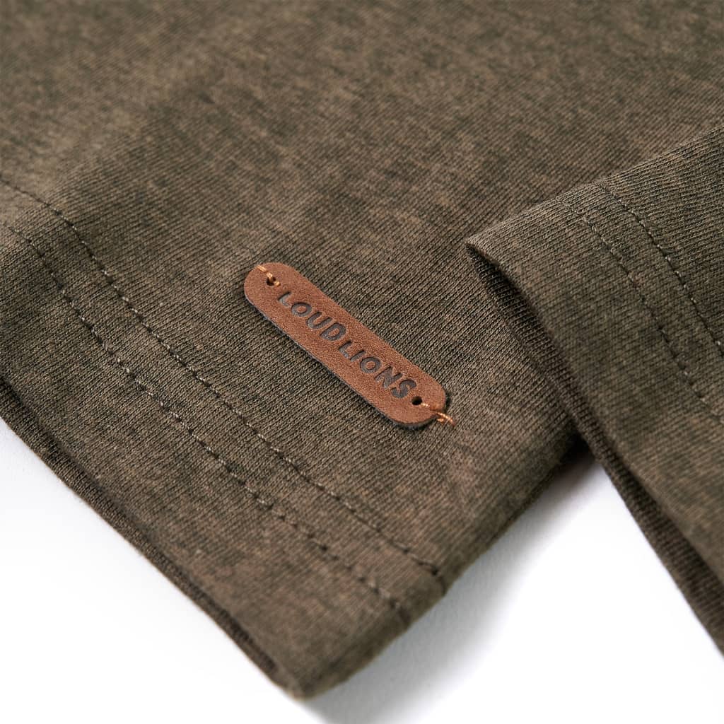 Μπλουζάκι Παιδικό Μακρυμάνικο Χακί Μελανζέ 92