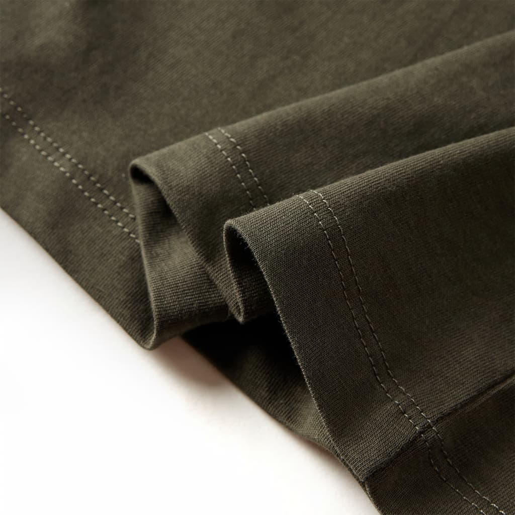 Μπλουζάκι Παιδικό Μακρυμάνικο Χακί 116