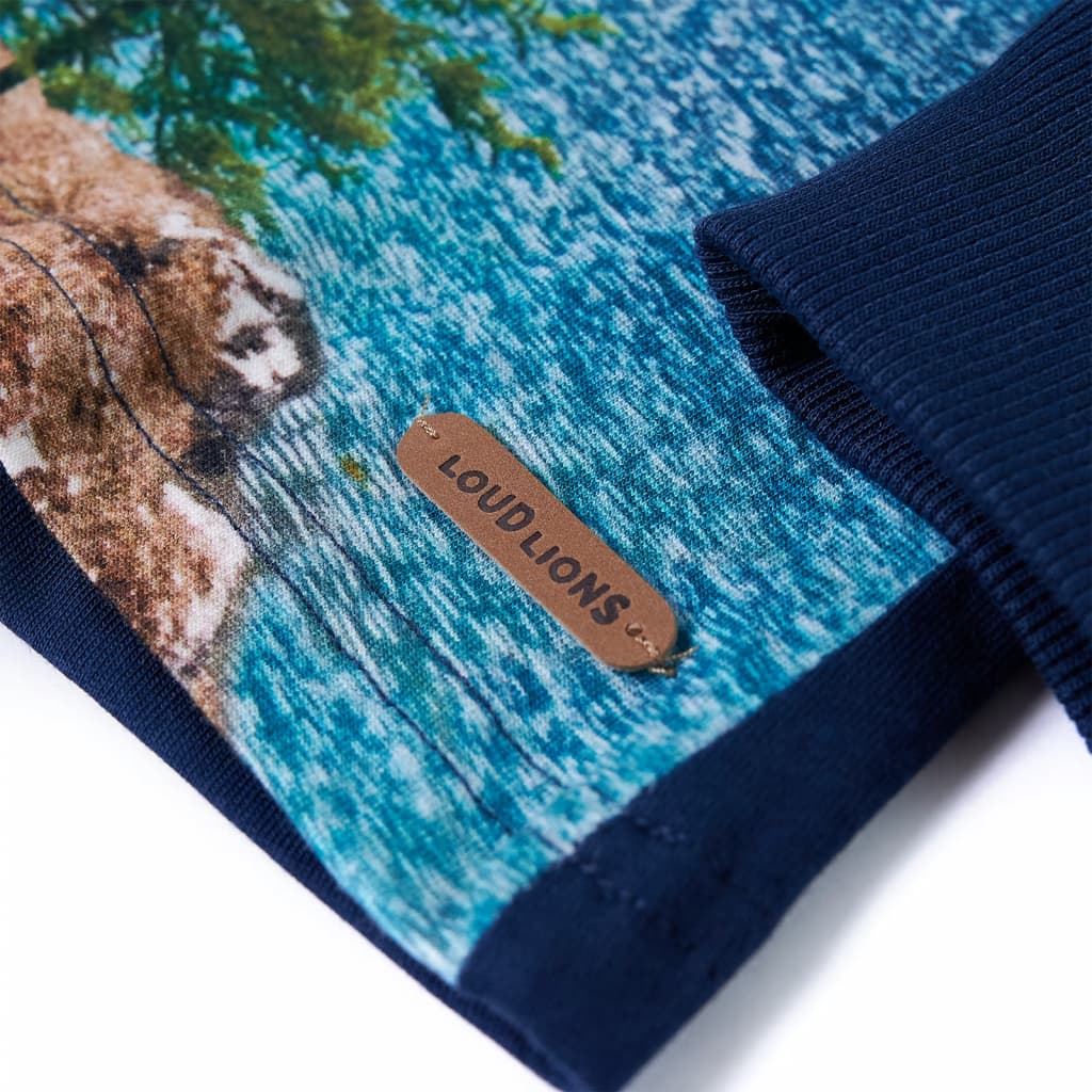 Μπλουζάκι Παιδικό Μακρυμάνικο Ναυτικό Μπλε 128