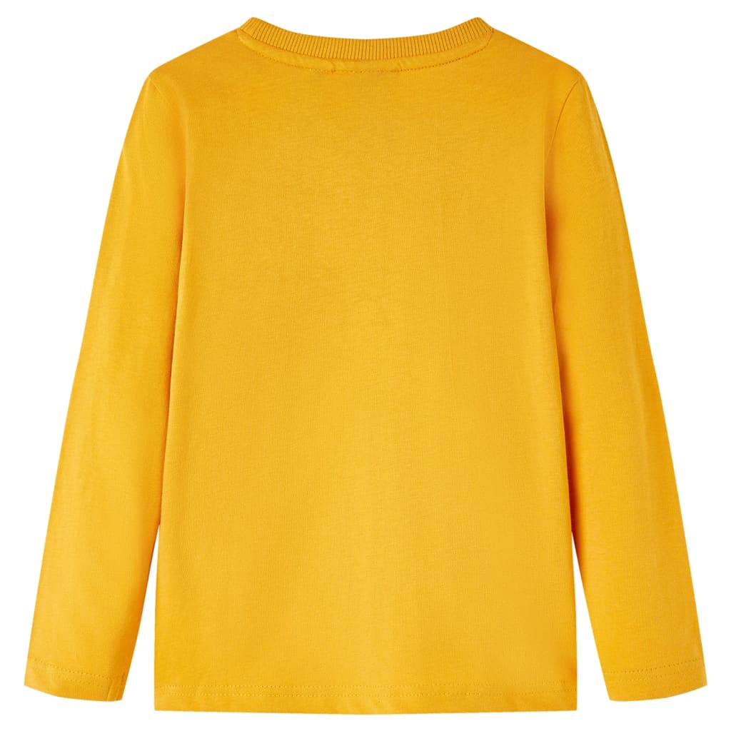 Μπλουζάκι Παιδικό Μακρυμάνικο Ώχρα 140