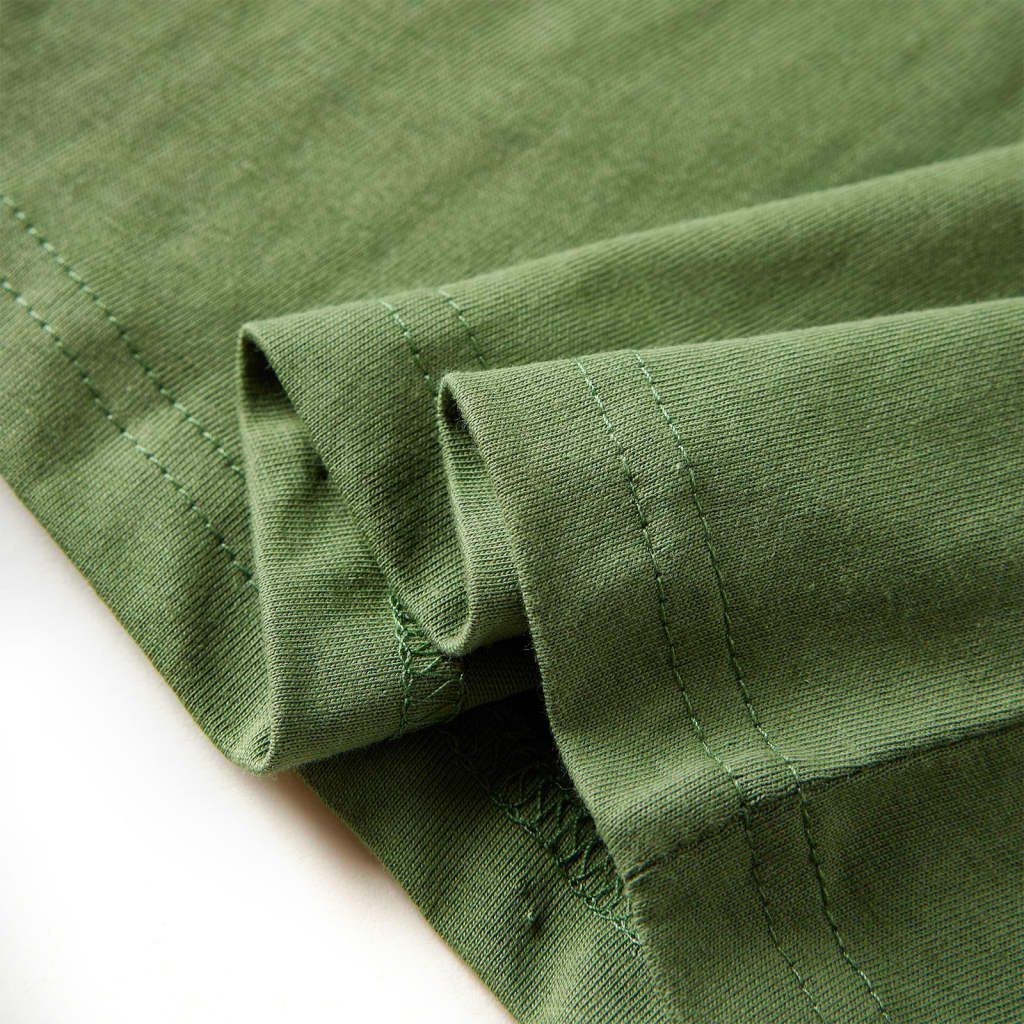 Μπλουζάκι Παιδικό Μακρυμάνικο Ανοιχτό Χακί 128