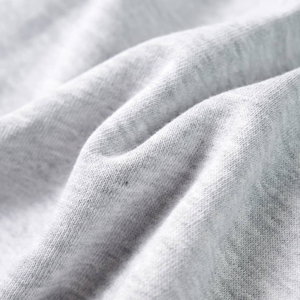 Φούτερ Παιδικό με Κουκούλα Γκρι Μελανζέ & Πορτοκαλί 104