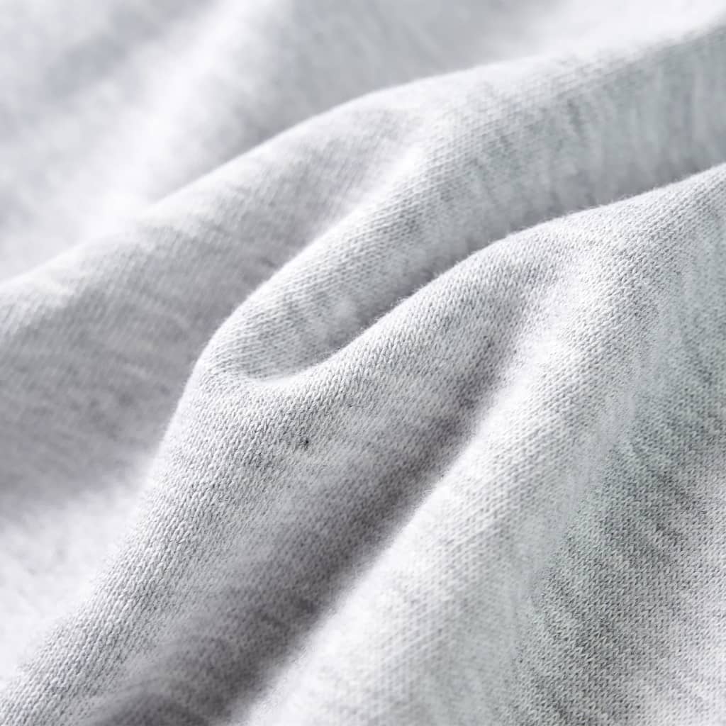 Φούτερ Παιδικό με Κουκούλα Γκρι Μελανζέ & Πορτοκαλί 116