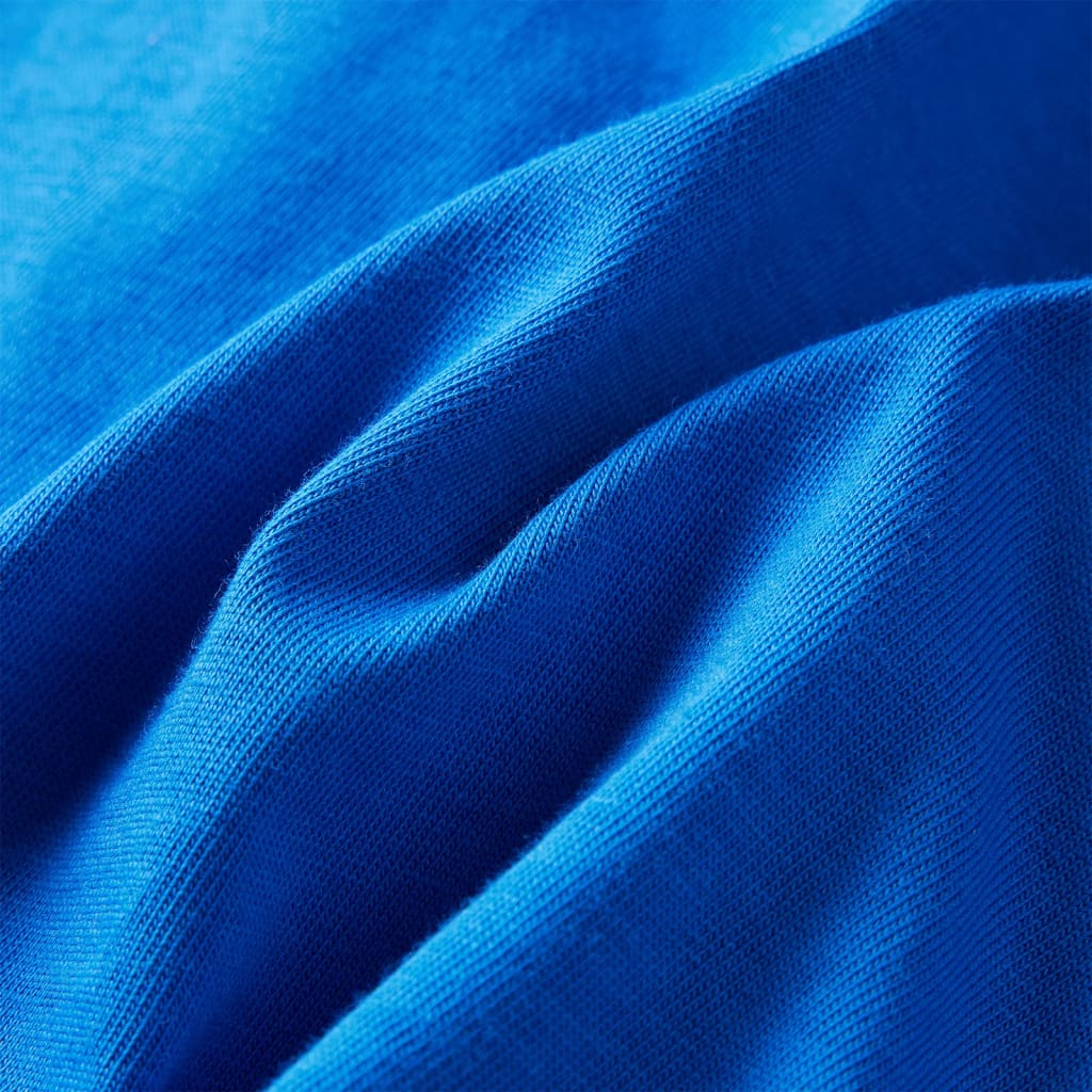 Μπλουζάκι Παιδικό Μακρυμάνικο Μπλε Κοβαλτίου 128