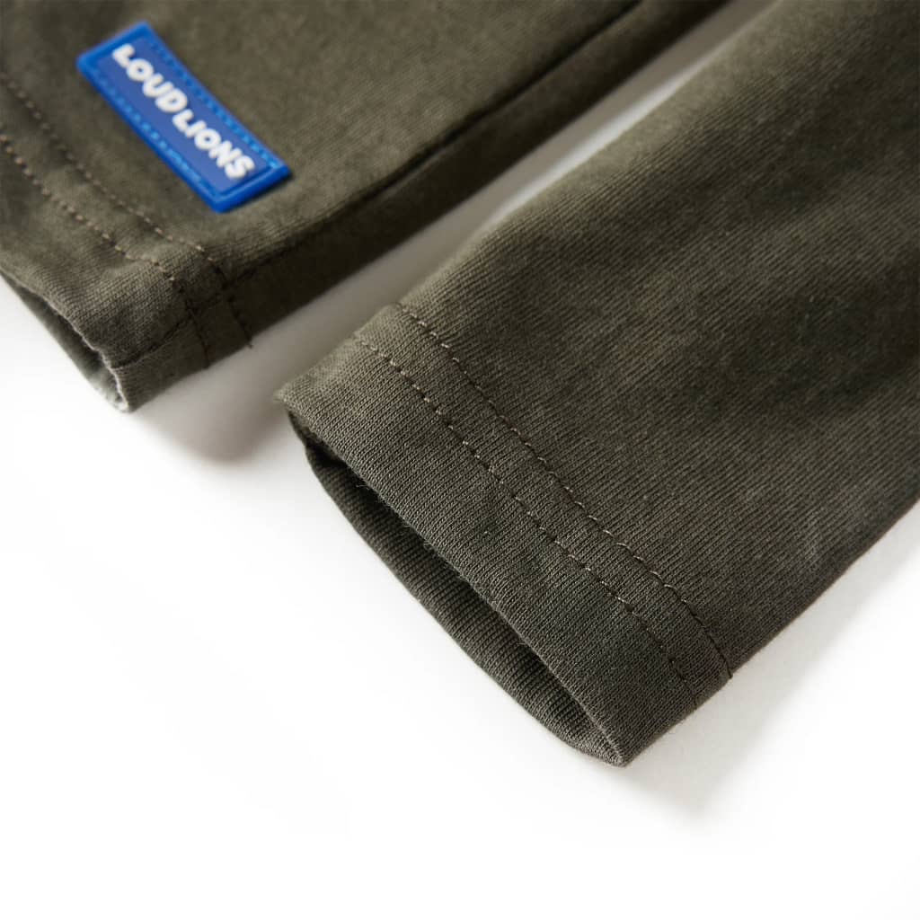 Μπλουζάκι Παιδικό Μακρυμάνικο Χακί 92