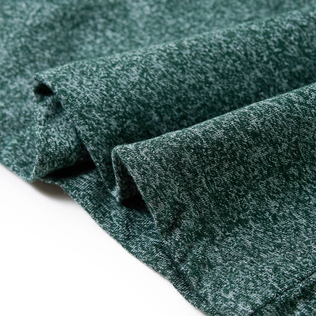 Μπλουζάκι Παιδικό Μακρυμάνικο Σκούρο Πράσινο Μελανζέ 140