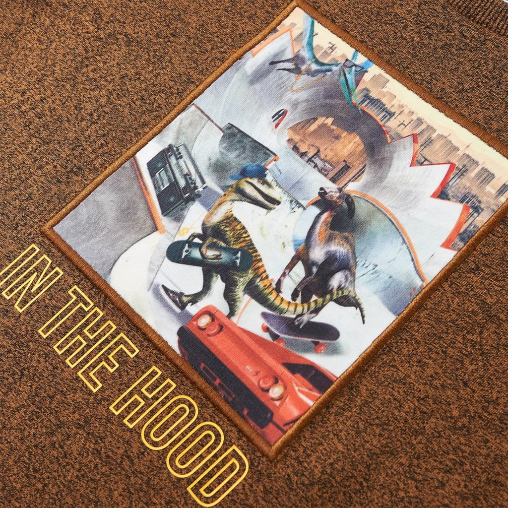 Μπλουζάκι Παιδικό Μακρυμάνικο Κονιάκ Μελανζέ 128