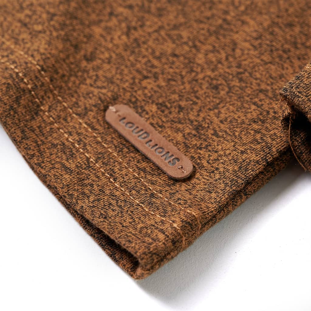 Μπλουζάκι Παιδικό Μακρυμάνικο Κονιάκ Μελανζέ 140