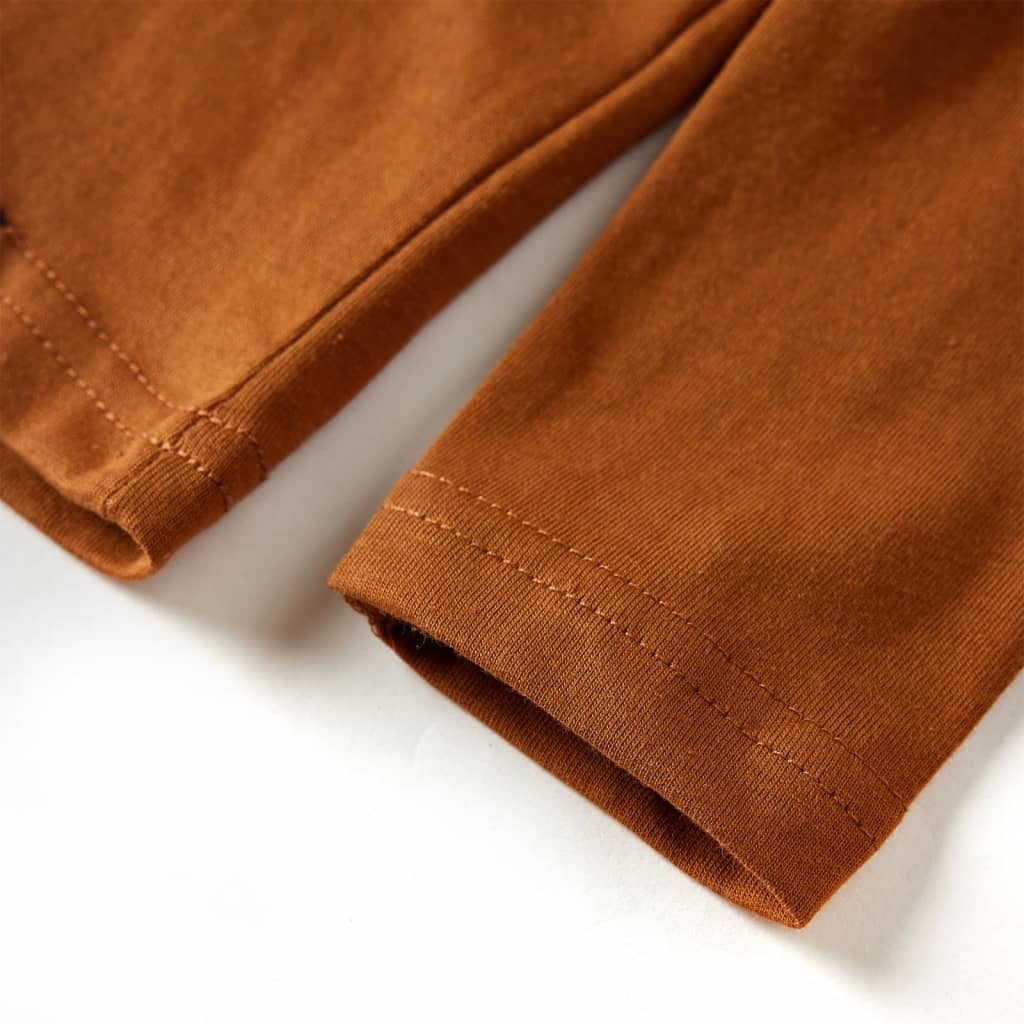 Μπλουζάκι Παιδικό Μακρυμάνικο Κονιάκ 104