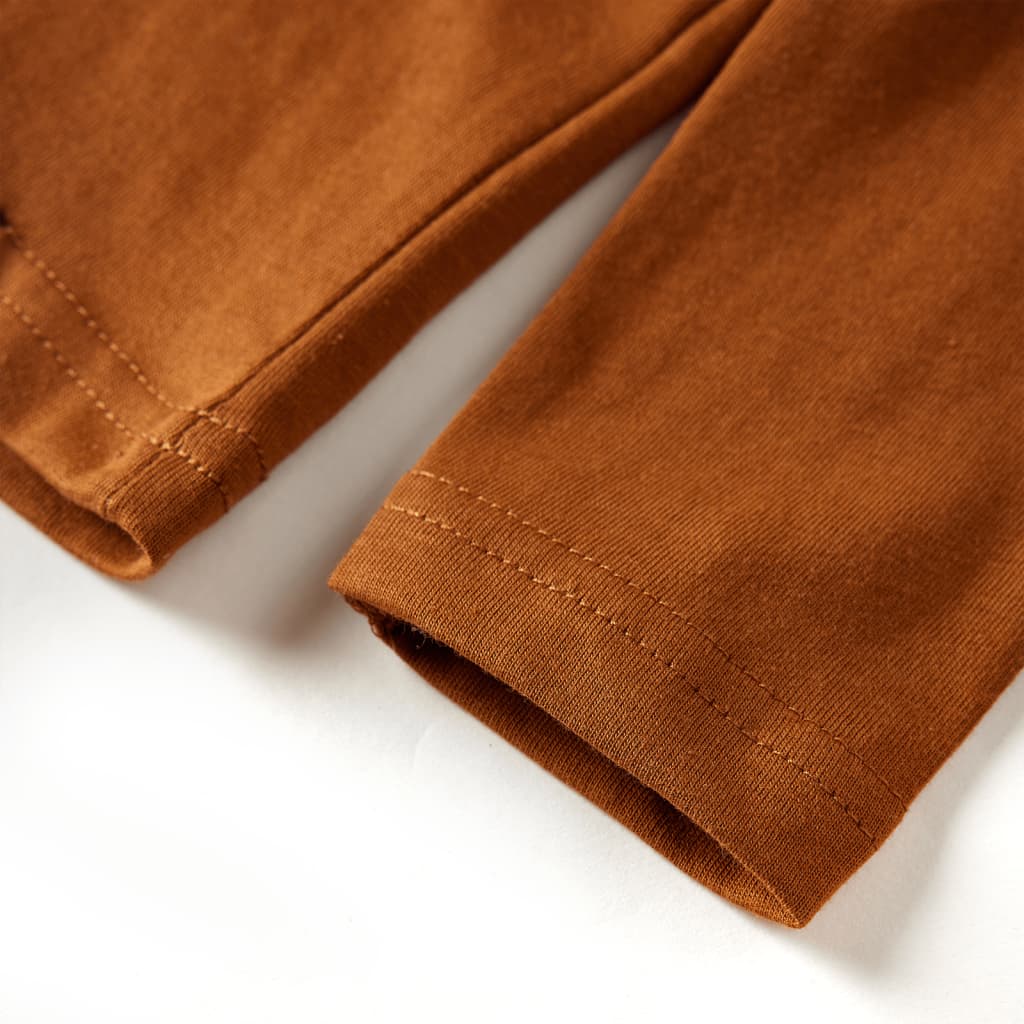 Μπλουζάκι Παιδικό Μακρυμάνικο Κονιάκ 116