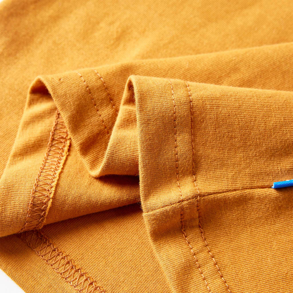 Μπλουζάκι Παιδικό Μακρυμάνικο Σκούρα Ώχρα 104