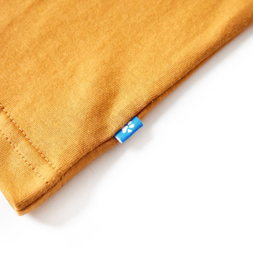 Μπλουζάκι Παιδικό Μακρυμάνικο Σκούρα Ώχρα 116