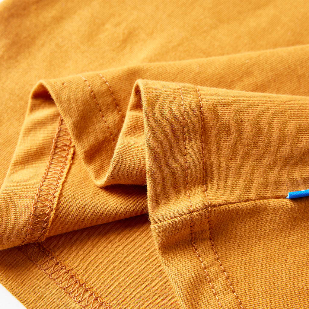 Μπλουζάκι Παιδικό Μακρυμάνικο Σκούρα Ώχρα 116