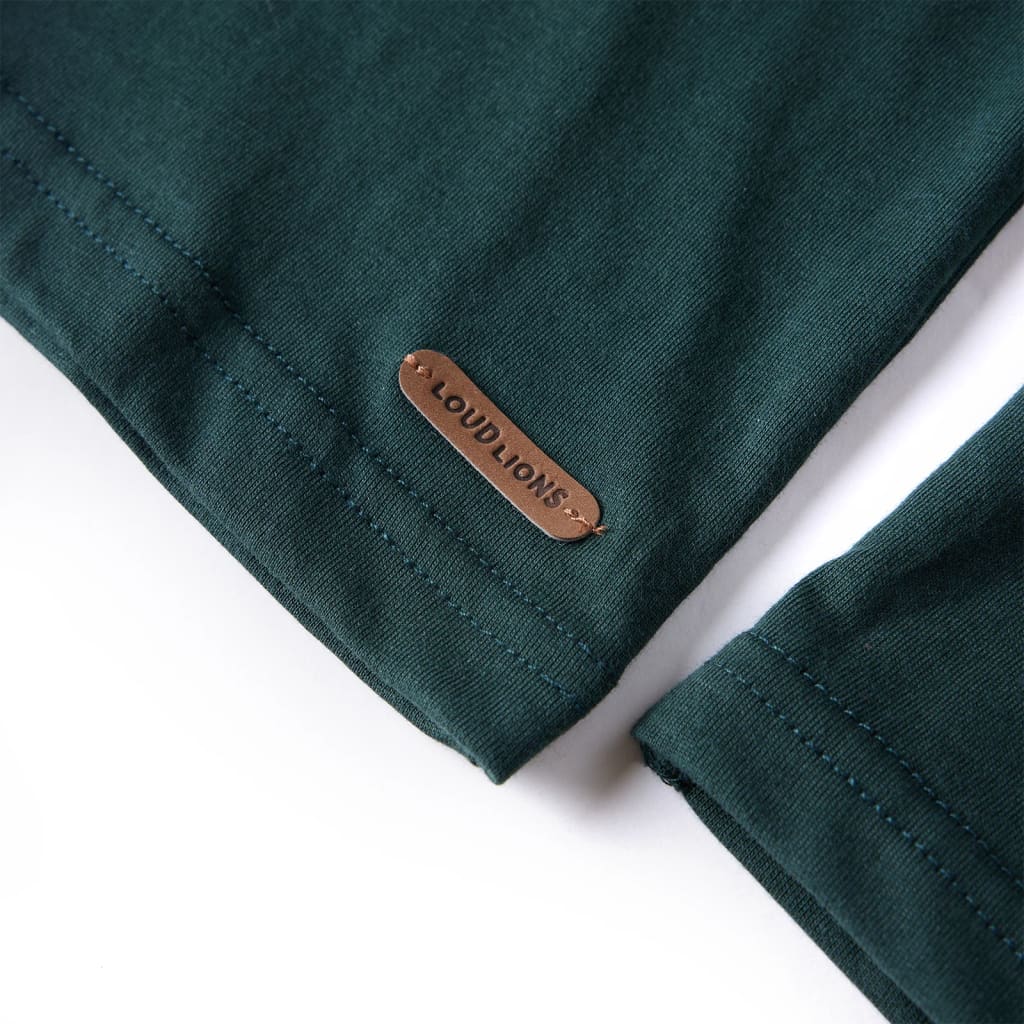 Μπλουζάκι Παιδικό Μακρυμάνικο Σκούρο Πράσινο 104