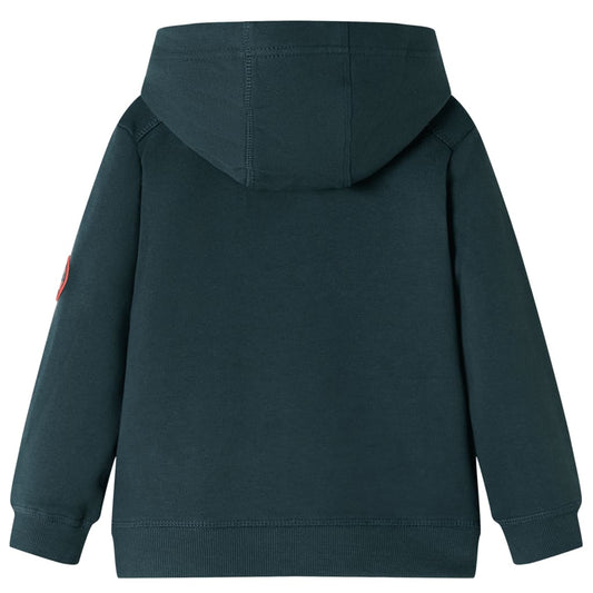 Children's Hoodie Dark Green 140