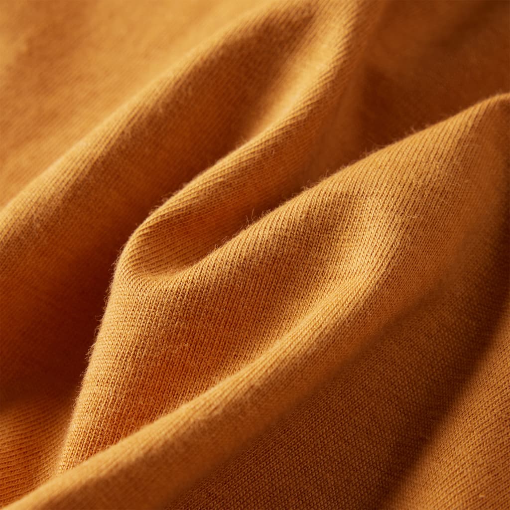 Μπλουζάκι Παιδικό Μακρυμάνικο Σκούρα Ώχρα 104