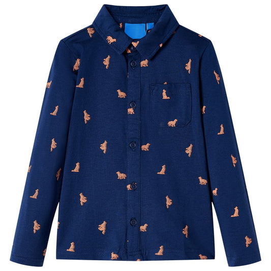 Children's Shirt Navy Blue 92