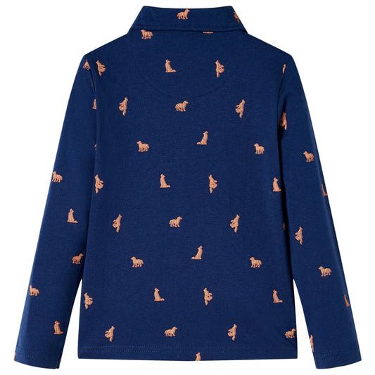 Children's Shirt Navy Blue 116