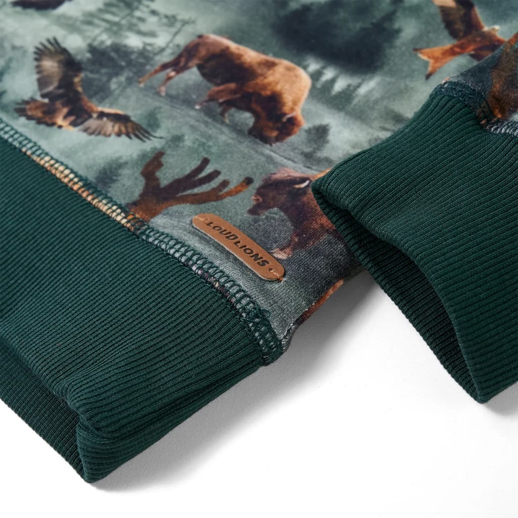 Φούτερ Παιδικό Σκούρο Πράσινο 104