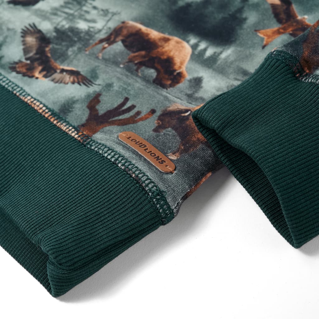 Φούτερ Παιδικό Σκούρο Πράσινο 128