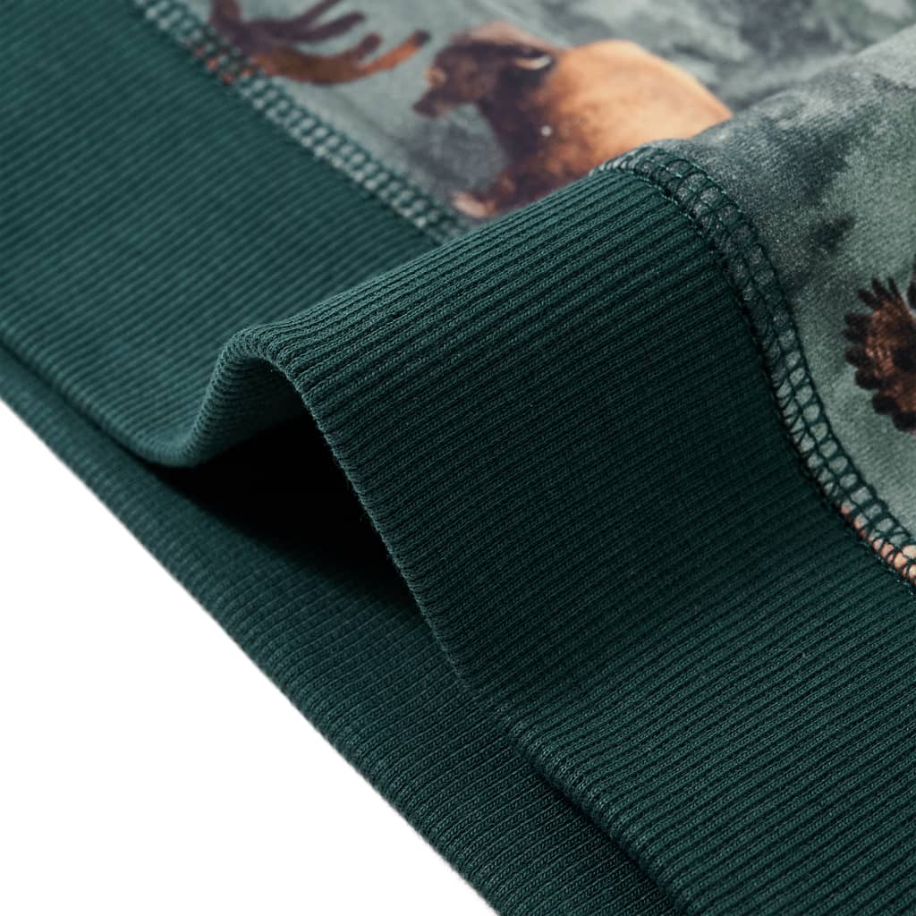 Φούτερ Παιδικό Σκούρο Πράσινο 140