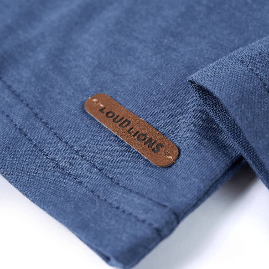 Μπλουζάκι Παιδικό Μακρυμάνικο Μπλε Μελανζέ 140