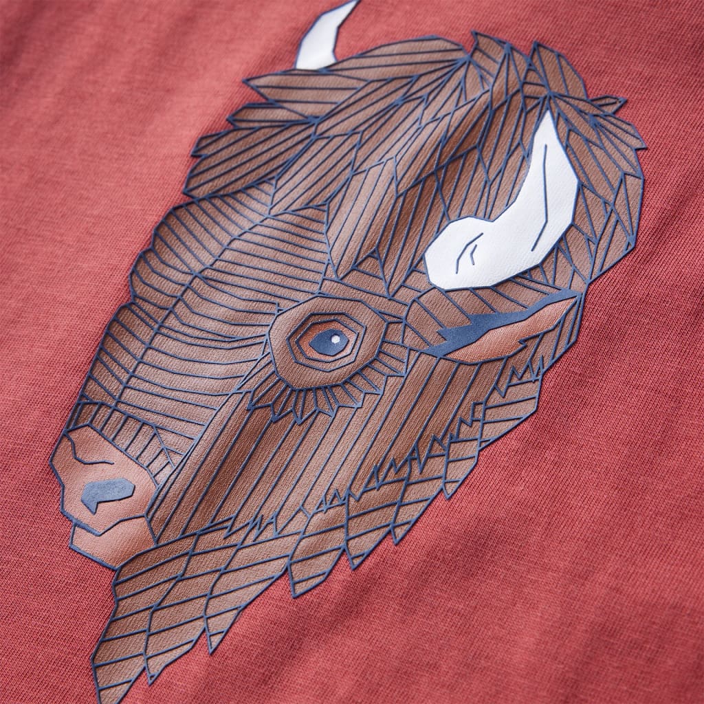 Μπλουζάκι Παιδικό Μακρυμάνικο Burnt Red Χρώμα 92