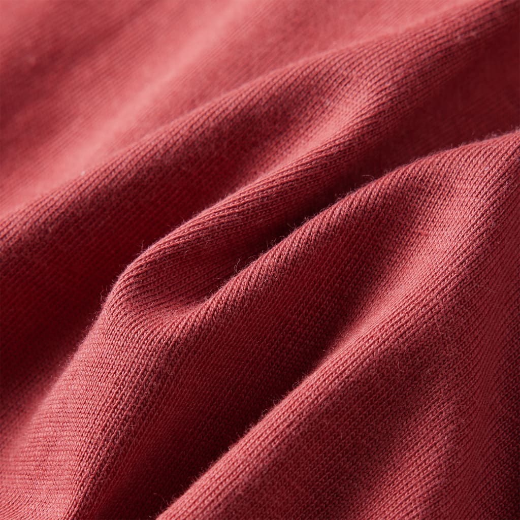 Μπλουζάκι Παιδικό Μακρυμάνικο Burnt Red Χρώμα 104