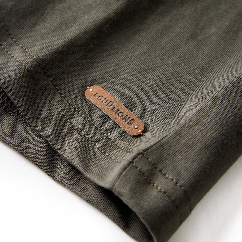 Μπλουζάκι Παιδικό Μακρυμάνικο Χακί 104