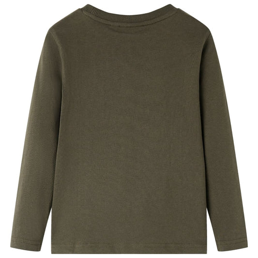 Μπλουζάκι Παιδικό Μακρυμάνικο Χακί 116