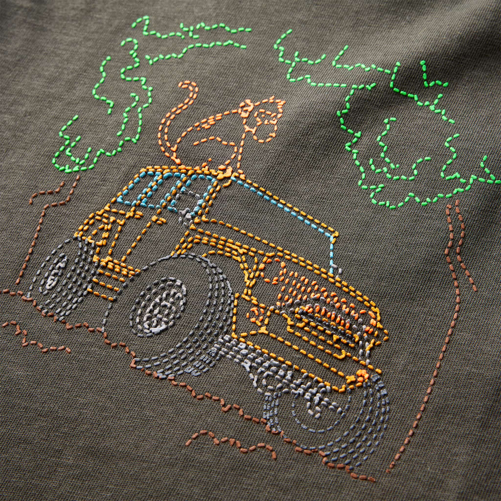 Μπλουζάκι Παιδικό Μακρυμάνικο Χακί 116