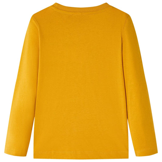 Μπλουζάκι Παιδικό Μακρυμάνικο Ώχρα 128