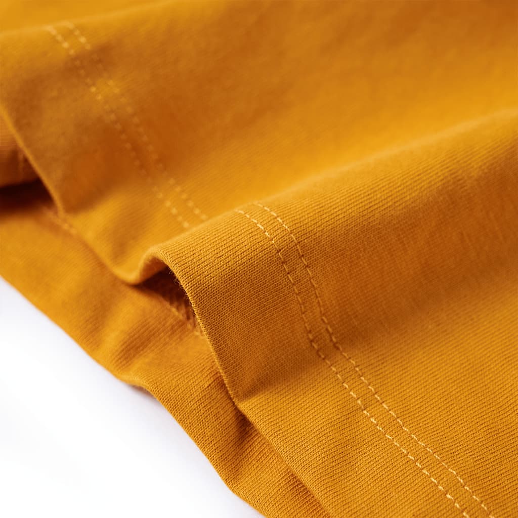 Μπλουζάκι Παιδικό Μακρυμάνικο Ώχρα 128