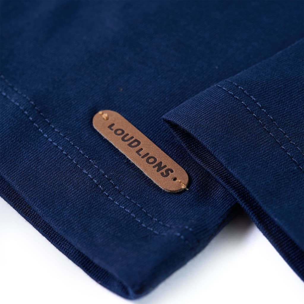 Μπλουζάκι Παιδικό Μακρυμάνικο Ναυτικό Μπλε 116