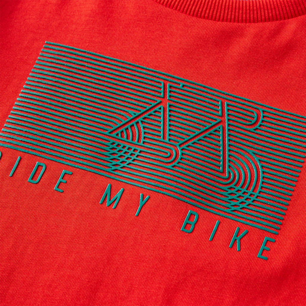 Μπλουζάκι Παιδικό Μακρυμάνικο Κόκκινο 104