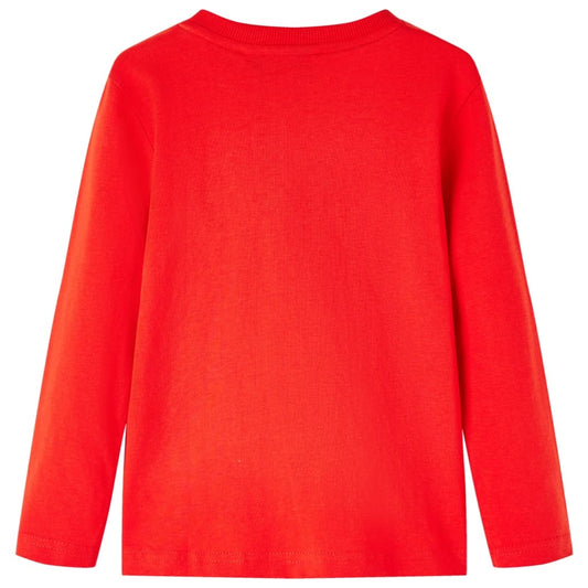 Μπλουζάκι Παιδικό Μακρυμάνικο Κόκκινο 128