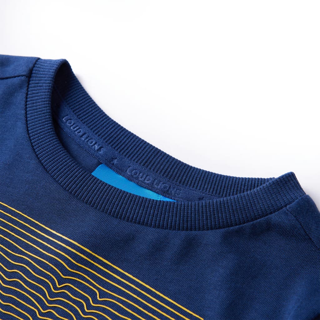 Μπλουζάκι Παιδικό Μακρυμάνικο Ναυτικό Μπλε 104