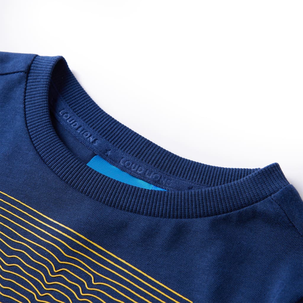 Μπλουζάκι Παιδικό Μακρυμάνικο Ναυτικό Μπλε 116