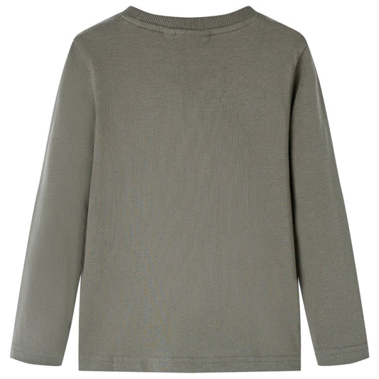 Μπλουζάκι Παιδικό Μακρυμάνικο Χακί 104