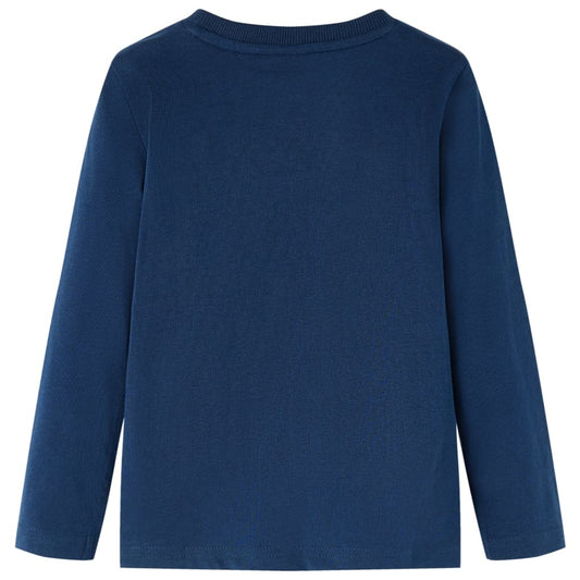 Μπλουζάκι Παιδικό Μακρυμάνικο Ναυτικό Μπλε 92