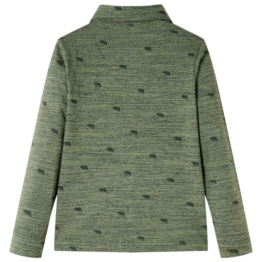 Children's Shirt Khaki Melange 140